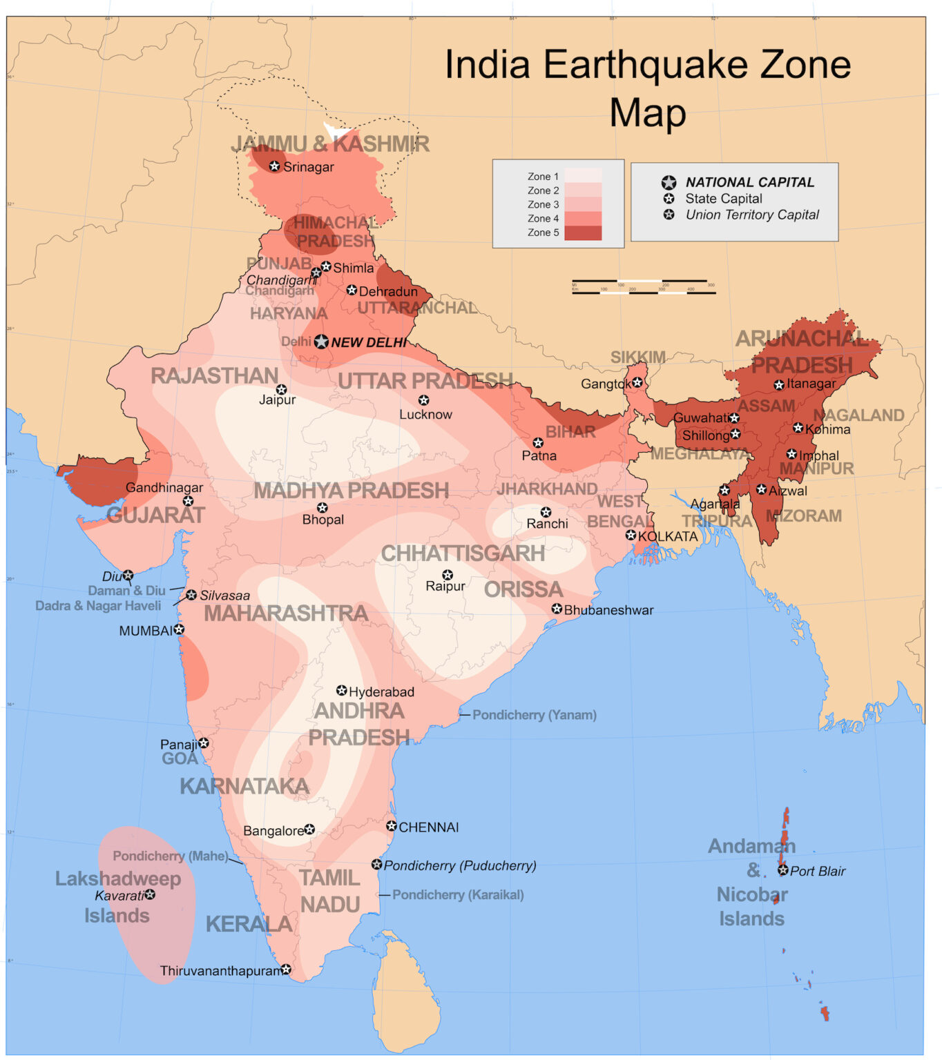 earthquake-prone-areas-in-india-the-creative-post