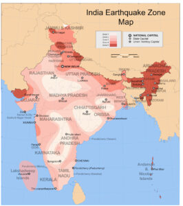 Earthquake Prone Areas in India - Desciptive 1 - TCP